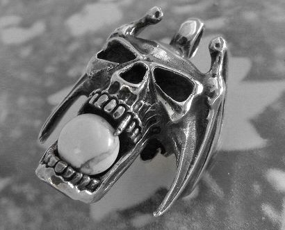 画像: ホワイトハウライト　スカルデーモン　トップ