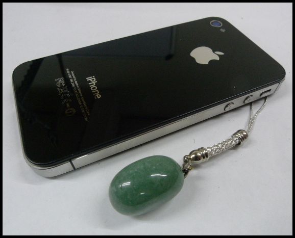 画像: 翡翠タンブル　ストラップ