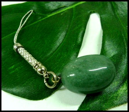 画像: 翡翠タンブル　ストラップ