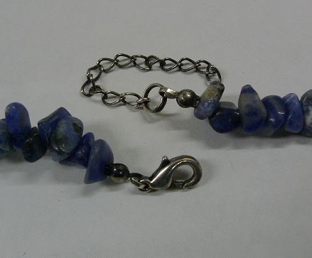 画像: ソーダライトさざれネックレス太