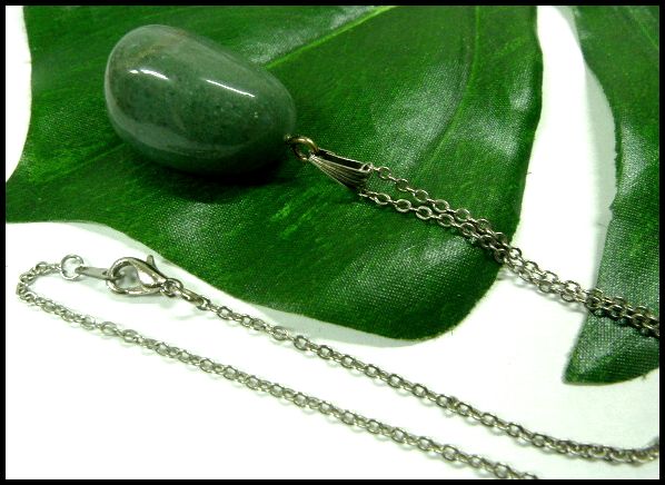 画像: インド翡翠 タンブルネックレス 40cm/45cm