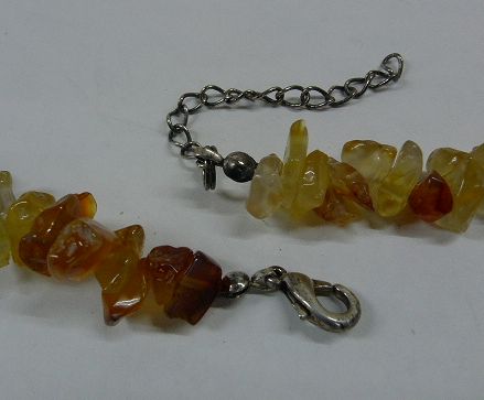 画像: カーネリアンさざれネックレス太