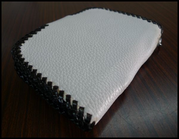 画像: 牛革×エイ革スティングレイmix　レザーウォレット