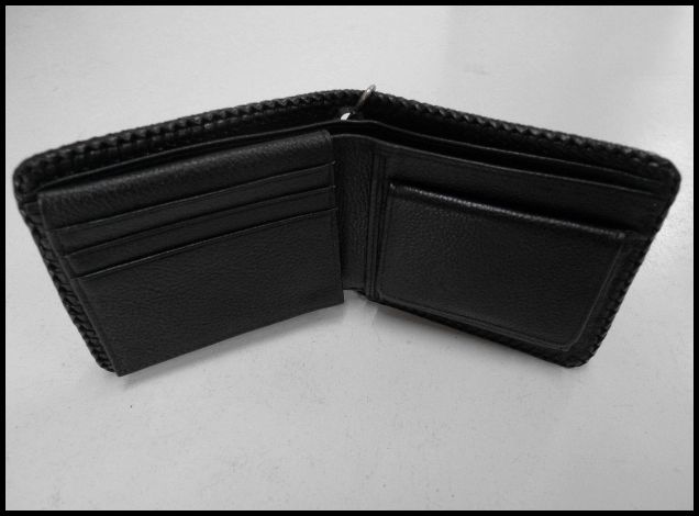 画像: 牛革×ワニ革クロコダイルハンド　レザーウォレット