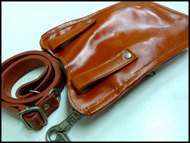 画像: 牛革2wayショルダー&ウエストメディスンバッグ　オレンジ