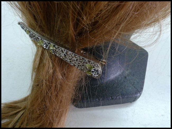 画像: ラインストーン ヘアクリップ コンコルドtypeN