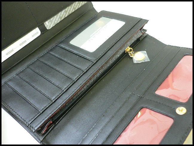 画像: GYANImaruエレガンススタイル　ロング財布　ブラック