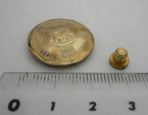 画像: インドネシア１００ルピア　コインコンチョ　直径22mm