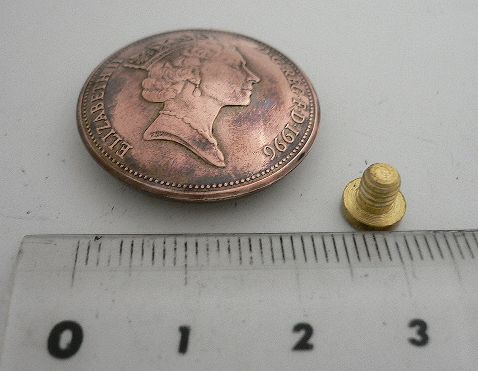 画像: イギリス２ペンスc　コインコンチョ　直径26mm