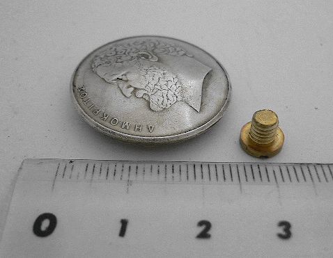 画像: ギリシャ１０ドラクマ　コインコンチョ　直径26mm