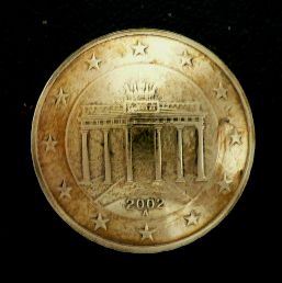 画像1: 欧州連合(ドイツ)１０ユーロセント　コインコンチョ　直径20mm