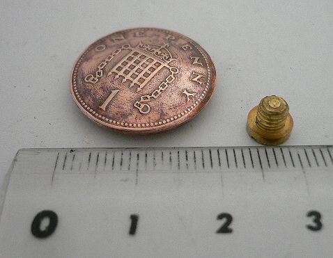画像: イギリス１ペニーb　コインコンチョ　直径20mm