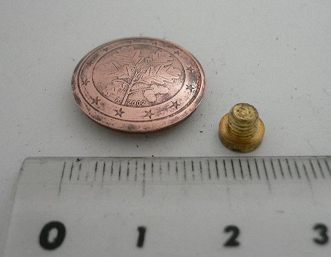 画像: 欧州連合(ドイツ)２ユーロセント　コインコンチョ　直径19mm