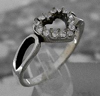 画像: ジルコニアハートリング