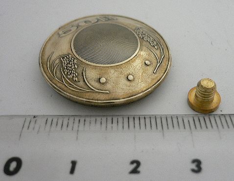 画像: 台湾５０圓b　コインコンチョ　直径28mm