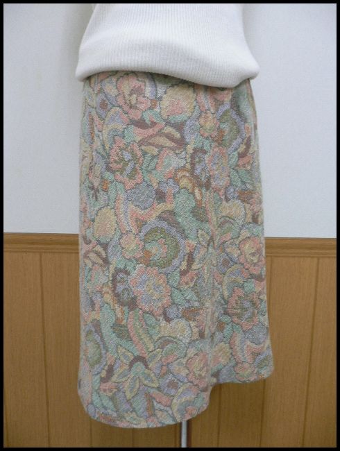 画像: 【アウトレット】LeLionceau花柄スカート　日本製