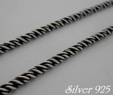 画像1: スパイラルロープチェーン太　40/45/50/55/60cm