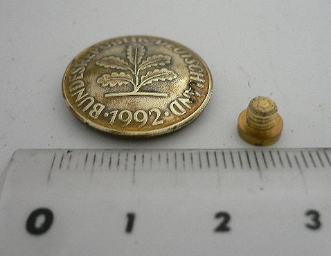 画像: ドイツ１０ペニヒ　コインコンチョ　直径21mm