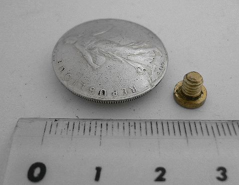 画像: フランス１フランa　コインコンチョ　直径24mm
