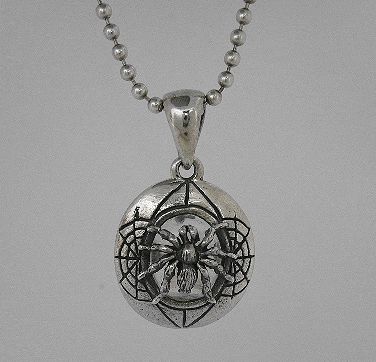 画像: ムーンストーン　スパイダーペンダント