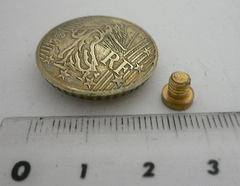 画像: 欧州連合(フランス)５０ユーロセント　コインコンチョ　直径24mm